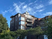 Rückansicht der Wohnanlage