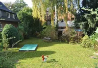 Gemeinschaftsgarten hinter dem Haus