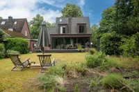 Moderne Gartenansicht