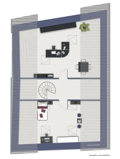 Grundriss Spitzboden