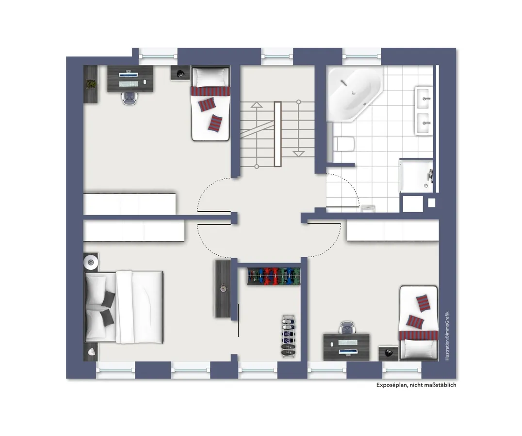 Grundriss 1.Obergeschoss