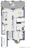 Grundriss 2 Schlafzimmer