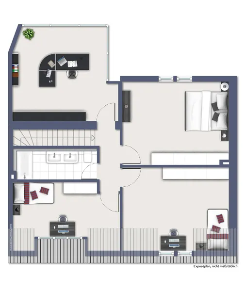 Grundriss Obergeschoss