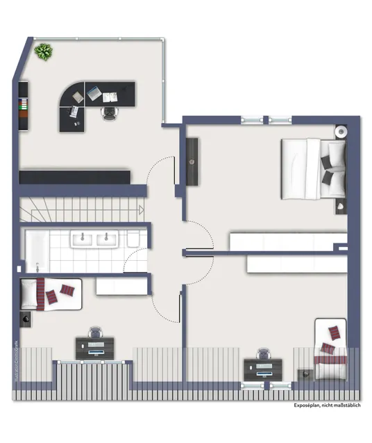 Grundriss Obergeschoss