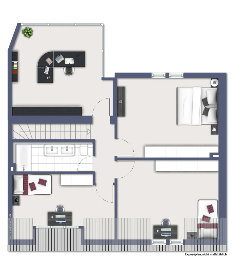 Grundriss Obergeschoss