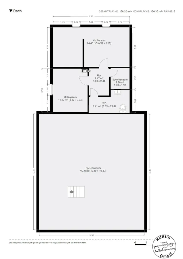 Grundriss Dachgeschoss