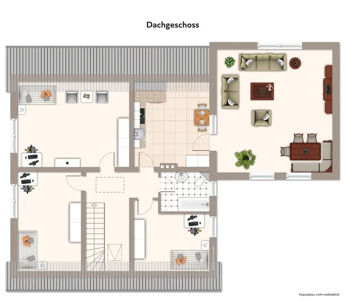 Dachgeschossgrundriss