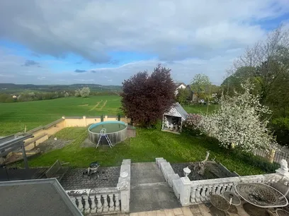 Garten mit Blick ins Grüne