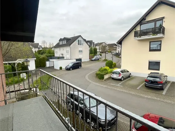 Blick vom Balkon