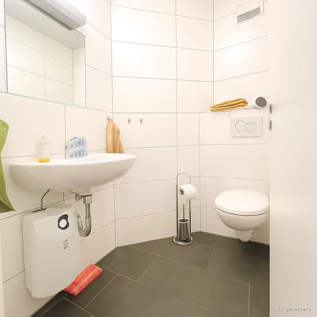 Gäste-Toilette im Erdgeschoss