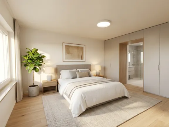 Mögliches Schlafzimmer (KI-generiert)
