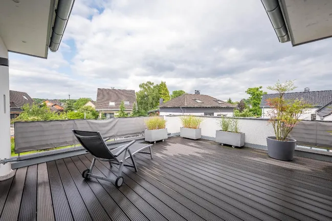 Großzügige Dachterrasse