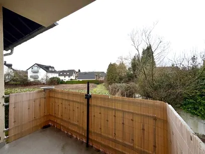 Blick vom Balkon