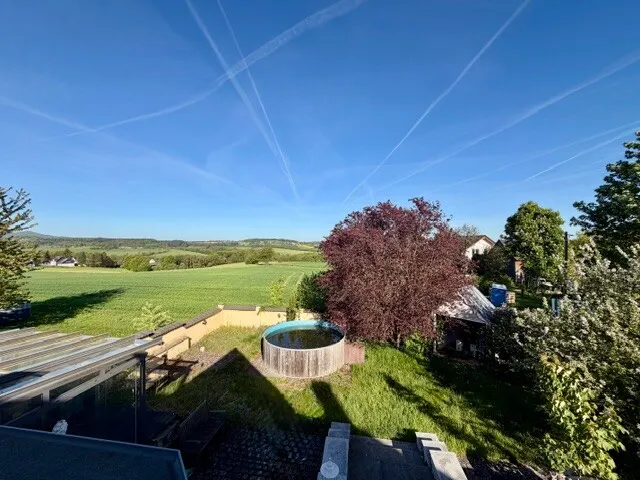 Toller Panoramablick vom Balkon OG