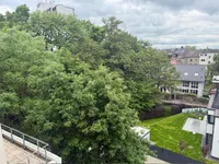 Blick vom Balkon Richtung Mühlengraben