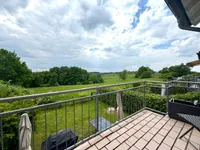 Blick vom Balkon