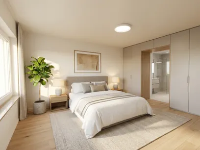 Mögliches Schlafzimmer (KI-generiert)