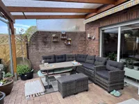 Überdachte Terrasse /Sonnenplatz