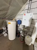 Gasheizung mit Warmwasser