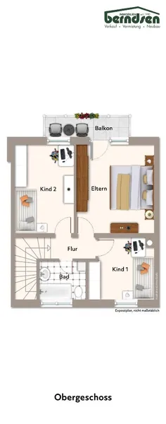Grundriss Obergeschoss 