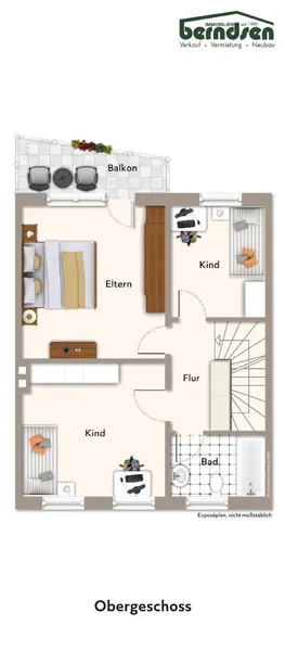 Grundriss Obergeschoss 