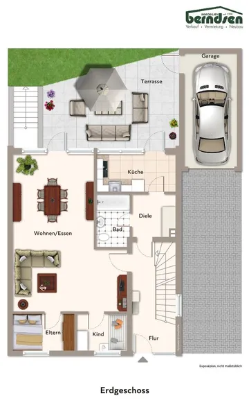 Grundriss: Erdgeschoss