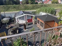 Aussicht vom Balkon Obergeschoss 