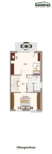 Grundriss Obergeschoss 