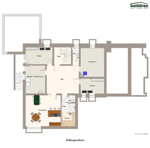 Grundriss Kellergeschoss 