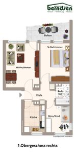 Grundriss: 1.Obergeschoss