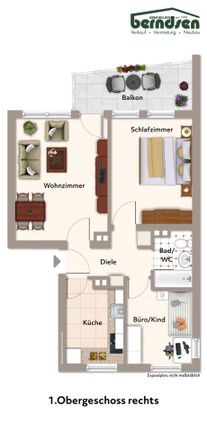 Grundriss: 1.Obergeschoss