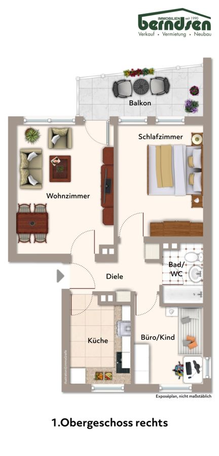 Grundriss: 1.Obergeschoss