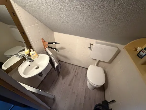 Gäste-WC im Dachgeschoss