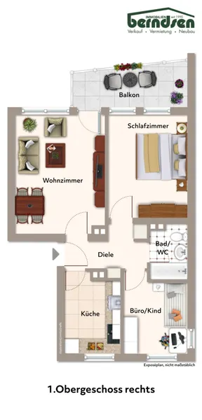 Grundriss: 1.Obergeschoss
