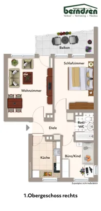 Grundriss: 1.Obergeschoss