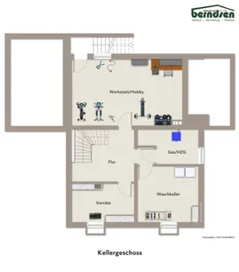 Grundriss: Kellergeschoss