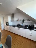 Küche im Dachgeschoss