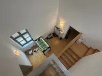 Blick Empore Richtung Eingang