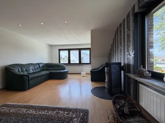 Gemütliches Wohnzimmer Dachgeschoss