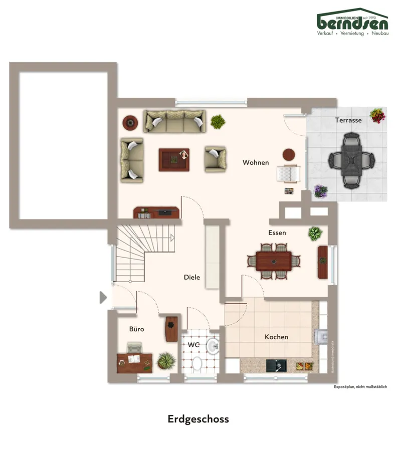 Grundriss: Erdgeschoss