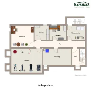 Grundriss: Kellergeschoss