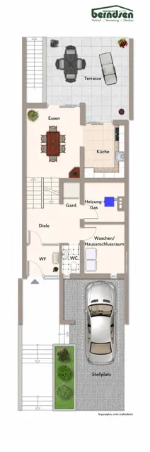 Grundriss: Ebene 0 & Ebene 1