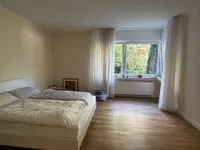 Schlafzimmer gen hinteren Garten