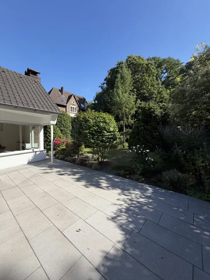 Terrasse mit Blick Garten
