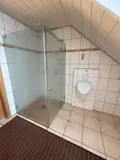 begehbare Dusche im Bad