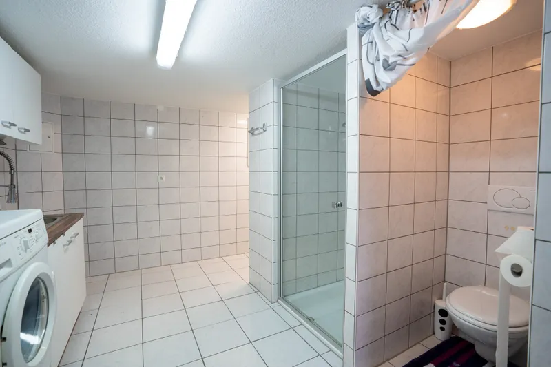 Keller Wasch-Badezimmer