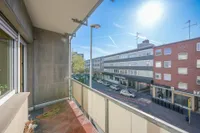 Überdachter Balkon