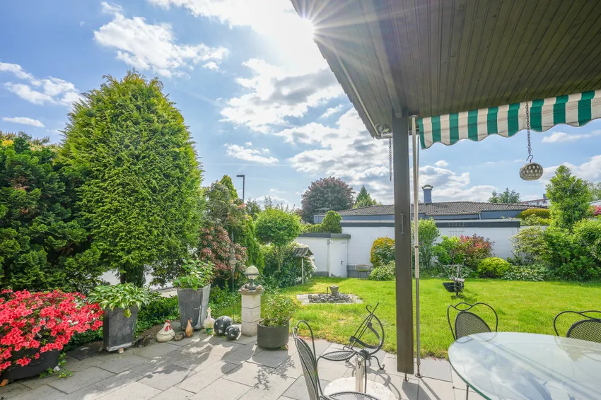 Überdachte Terrasse