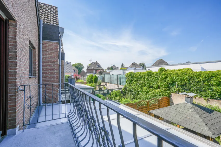 Balkon an Schlafzimmer
