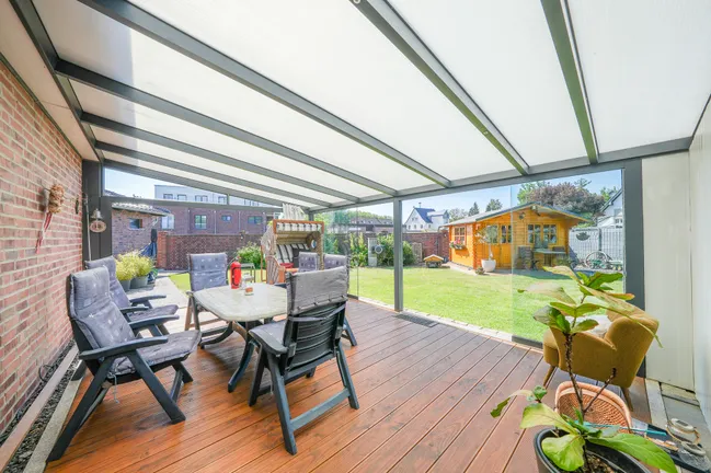 Überdachte Terrasse
